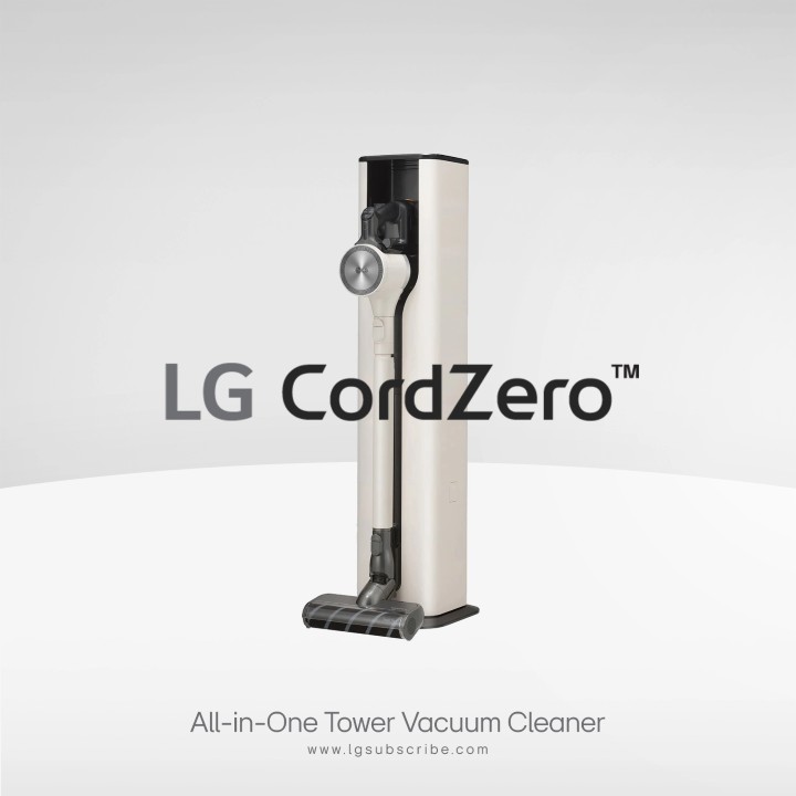 LG CordZero All-in-One Tower A9Kompressor Vacuum Cleaner A9T-RMAX