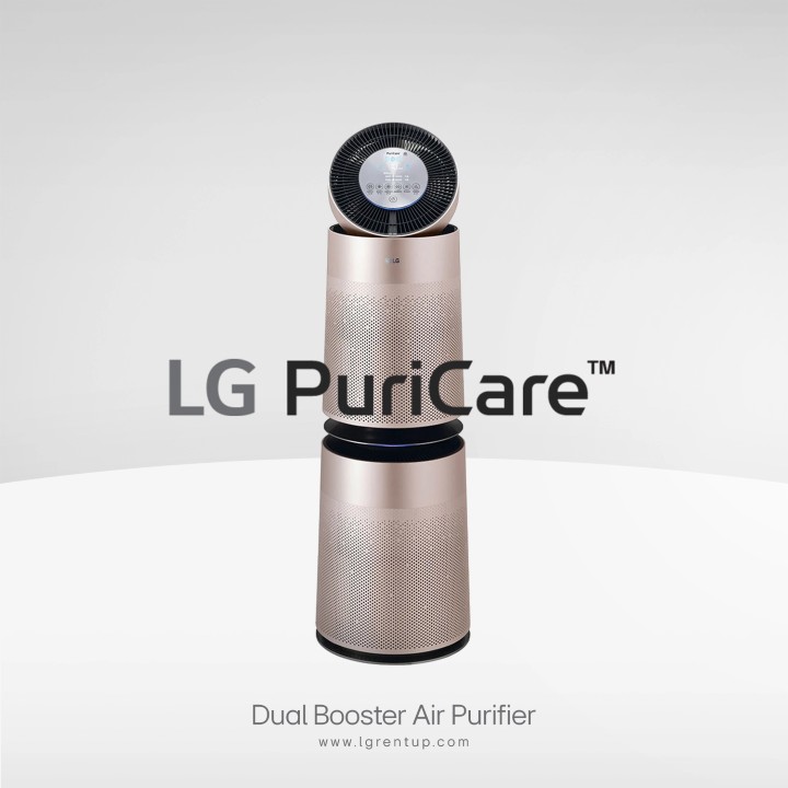 LG PuriCare 360 Air Purifier Dual Booster AS10GDPB0 Romantic Rose