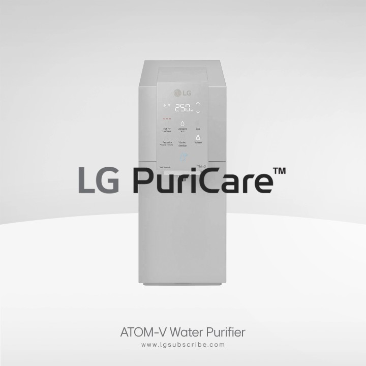 LG PuriCare Water Purifier ATOM-V Grey WD518AN.ACGRLML