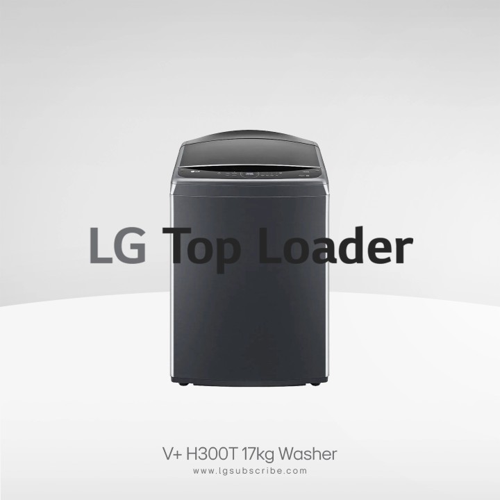 LG Top Loader V+ H300T 17kg Washer TV2517DV3B
